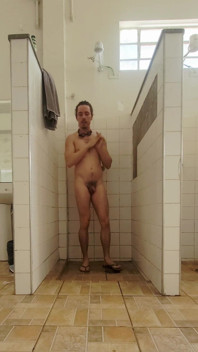 Coach Seated and Waiting My Straight Friend Shaveing off