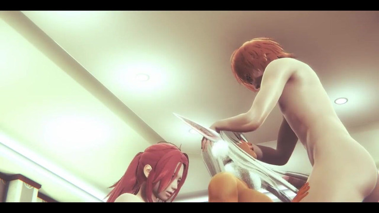 HentaiTubes: Můj hrdina Akademie Hentai - Usagiyama bez sedla a trojka - japonská...