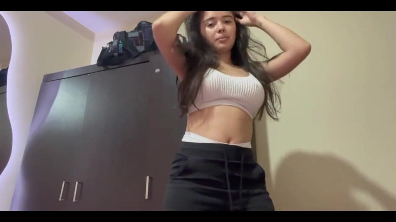 GymBabeXXX: Your Daughter Does a Striptease
