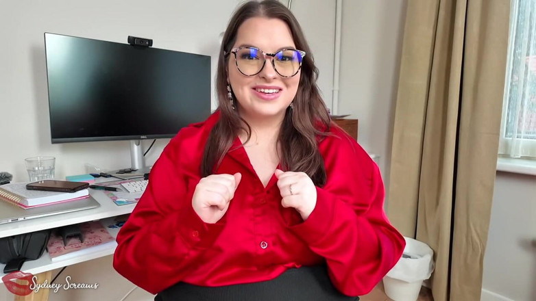 Sydney screams fetish: De burpingstraf van de baas - je baas, gasige bbw Sydney...