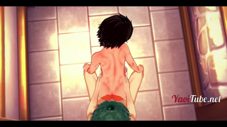 Yaoitube: My Hero Academia &amp; Demon Slayer Yaoi - Tanjiro &amp; Midoriya Deku. Deku...