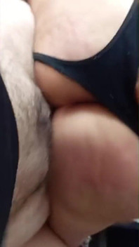 Stepdaughter's Black Nails: Intense Amateur Foot Play & Submission