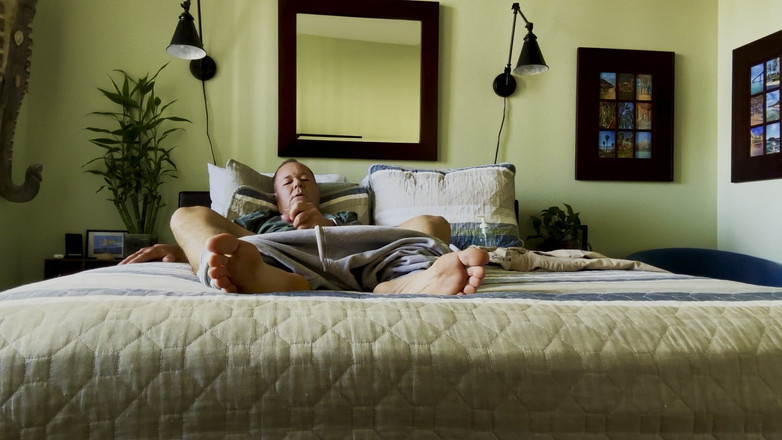 Barefoot Blake: Stopy Widok Bate i Cum