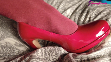 Tights free: In handcuffs and red heels, I got it through my...