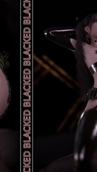 D3d Mackg4 Gothic Big-booty Slut Gets Intense Anal Pounding by Massive Black Monster Cock in Club Gaping, Cum Inside