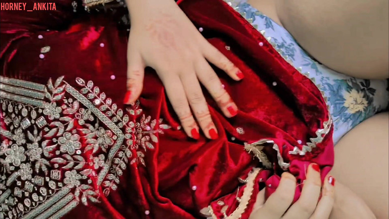 Horney_Ankita: Desi First Night Romantic Rough Sex, Beautiful Indian Village Wife...