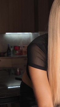 The Blonde Found Her Old Clothes and a Vibrator and Showed It All on Camera in Action