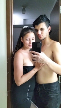 Paar Sex Nackte Show-muschi