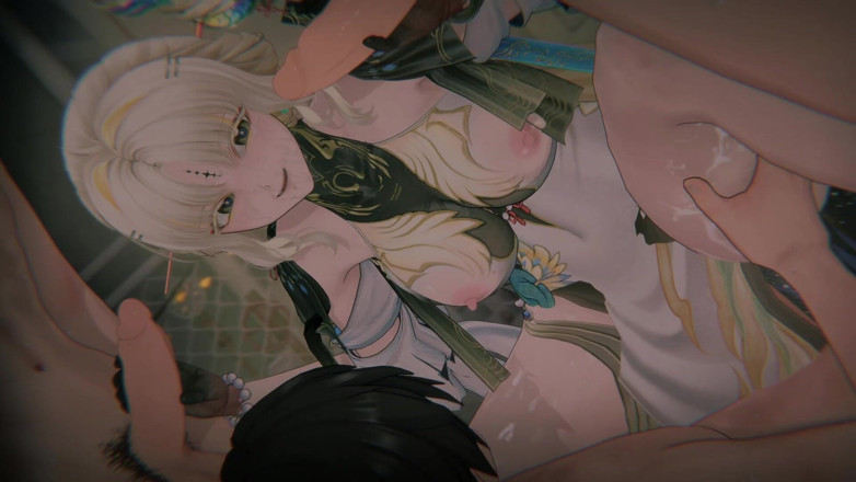 Tomu aisuman: [คลื่นหวือ] - Suisui Resonance แตก (รีโซแนเตอร์ที่ถูกผูกมัดและมุมมองคนเย็ด แซนด์วิช dp) (4k/60fps)