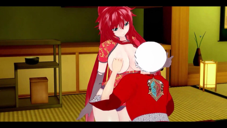 Fantasy king: Seks Kimono Gremory Rias di Festival | Hsdxd Ntr Madness E9 |...