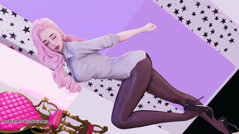 3D-Hentai Games: [MMD] AOA - Exuse me seraphine sexig kpop dance 4K legender KDA...