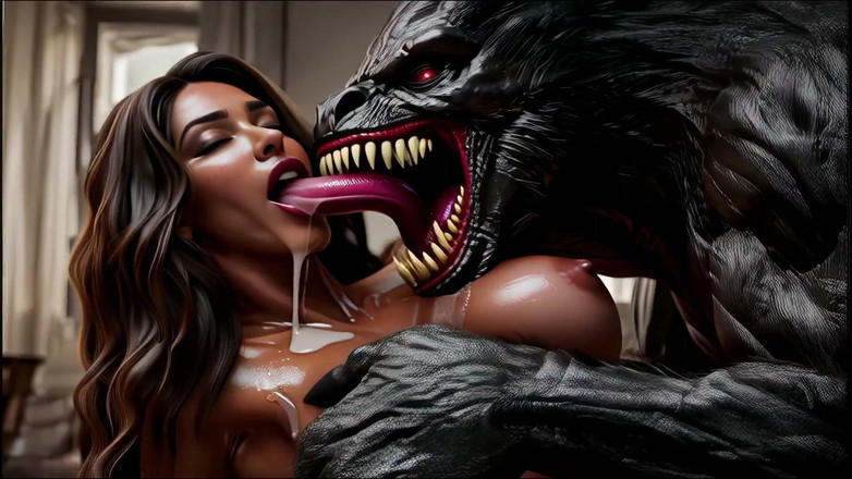 Ai Babes (Trans): Asmr - monstruo en acción de lengua de chica