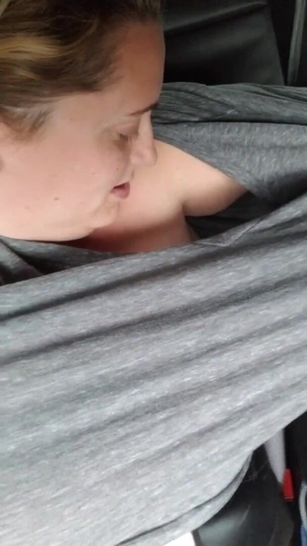Kat Cumsalot Productions: Changing in the car Kat Cumsalot