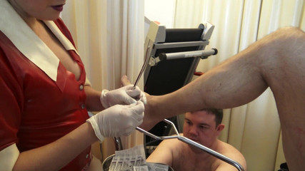 Femdom Austria: Slave Casting! Test 8 Medical Slave Training Part 1. Rt and Get...