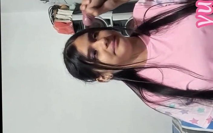 Yulieth Gomez: Horny Stepmother Seduces Her Stepson and Swallows All His Cum