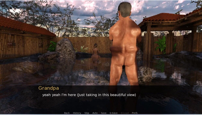 XXX Games Bunk: Vizita bunicului - Joc - Joc de roluri - hotspring cu bunicul