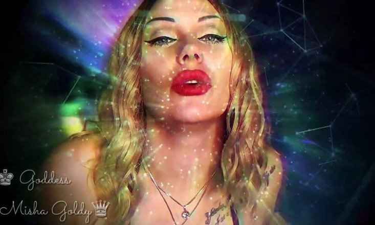 Goddess Misha Goldy: Orgasmele sunt mult mai intense când te concentrezi pe ochii și...
