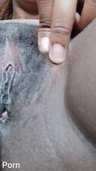 Squeezing My Tits Rubbing Fingering My Pink Black Pussy Cumming Hard
