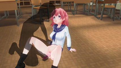 H3DC: 3D Hentai teacher found a vibrator in a college girl's...