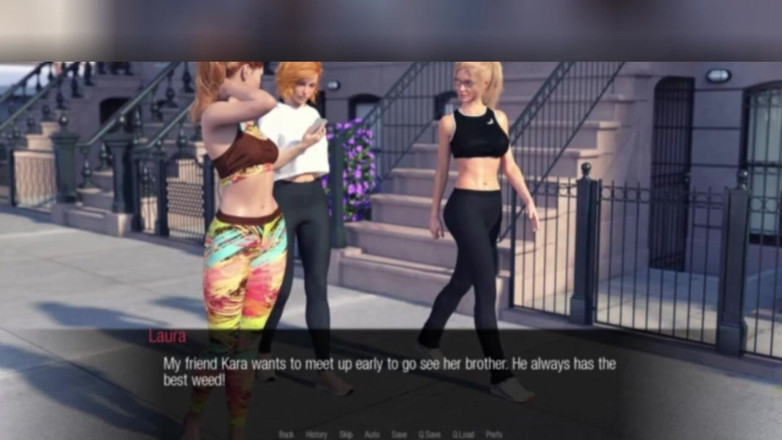 3DXXXTEEN2 Cartoon: Jessica's first sapphic experience. 3D porn cartoon sex