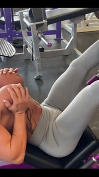 At the Gym Topless, Like This Video if You Would Workout with Me..‍