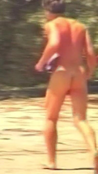 Muscular Hunks Bareback Passionately on Sunny Beach