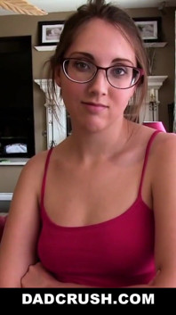 Horny Stepdad Teaches Naughty Teen Nickey Huntsman How to Be a Slut