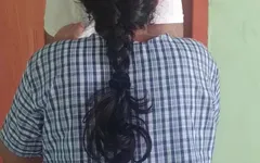 Chennai College Girl with Uniform Standing Romance with Tution Teacher in Home in Holiday