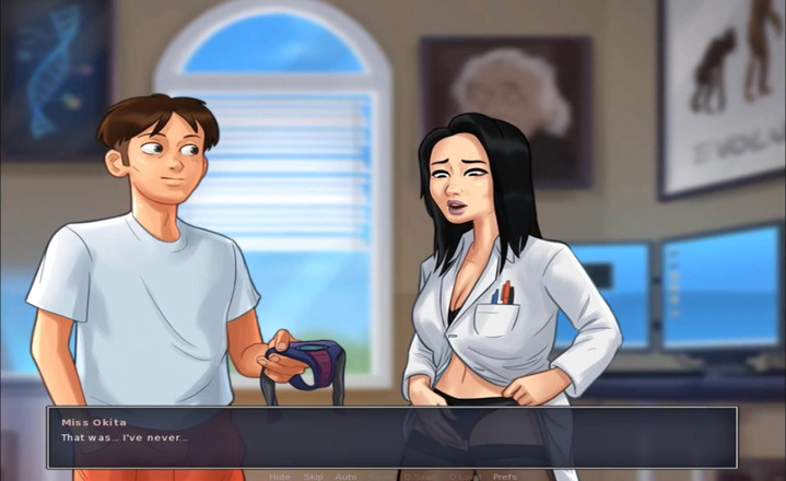 Hentai World: Summertime Saga - cikgu sains dan tali pinggang pepeknya