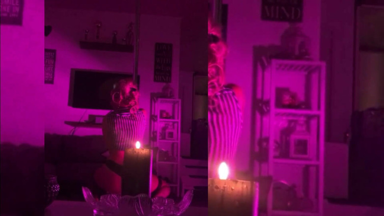 BaDayDream BambiAmbita: Bambita se desnuda con pole