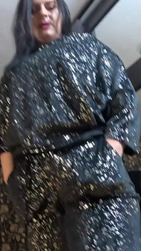 Caught Him Masturbating with My Shiny Work Downjacket - Deepthroat, Spit & Cumshot JOI