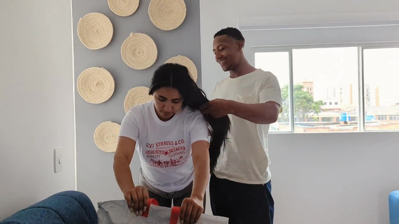 Rioc69: Rioc Receives a Package From a Sexy and Hot Messenger