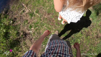 Alisa Lovely: Wonderful fuck with young babe outdoor POV