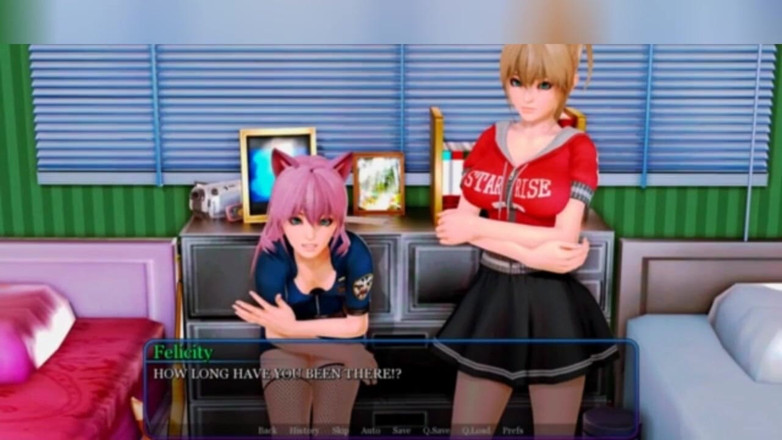 3DXXXTEEN2 Cartoon: Seks threesome sama peri dan robot. Seks kartun porno 3D