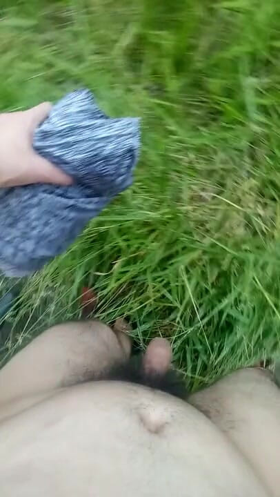 Exhib94: Walking naked near the warehouse and abandoned locker room