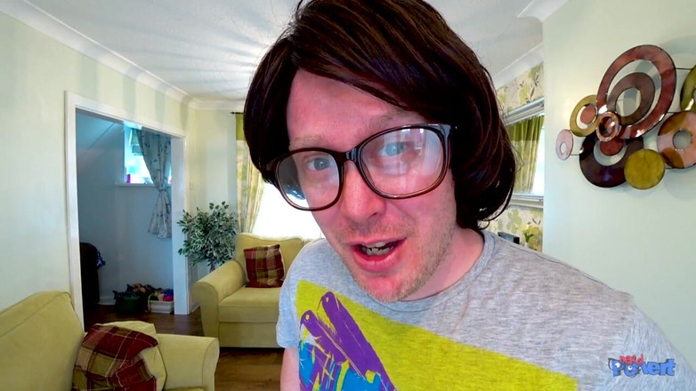 Nerd Pervert: Susy Blue bere 2 výstřiky nerdky na obličej