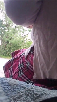 Unknown Wank Jerk Cum on Me Nature Exhib Parking Road