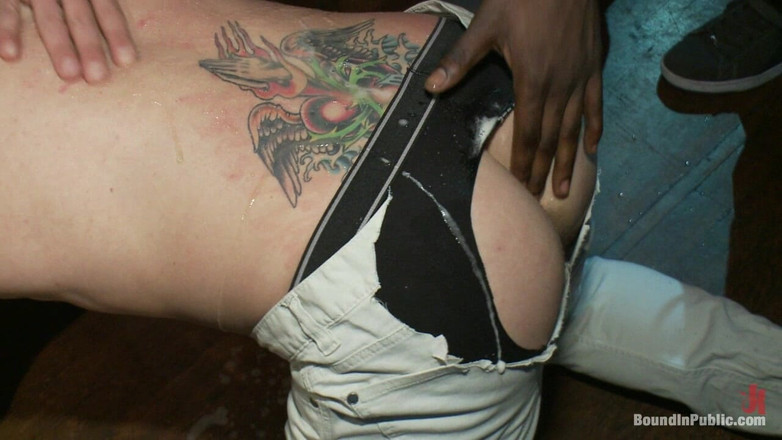 Bound in public: The Crawl of Shame