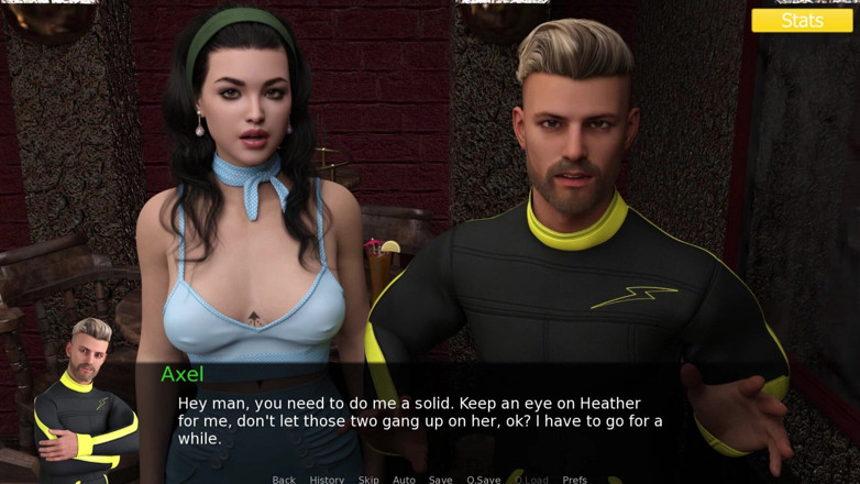 3D Cartoon Porn: Erotica 4 - Riley, Ren and Lilly Dance at the Bar Then...
