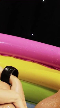 Lesb Pool_scene_1_busty Lesbians in Bikinis Enjoy a Jelly Pool Until They Orgasm