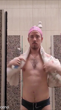 Pynk Cap Swiming with Bathing Suit Half Naked