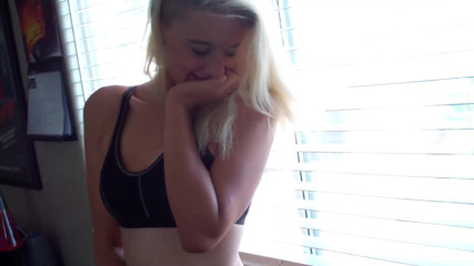 Leon Lambert Girls Twerk Parties CFNM: Amateur action with blondie who loves to mastrubate