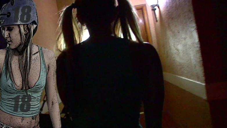 CBD Media: Cute skatter teen gets picked up by a lucky guy...