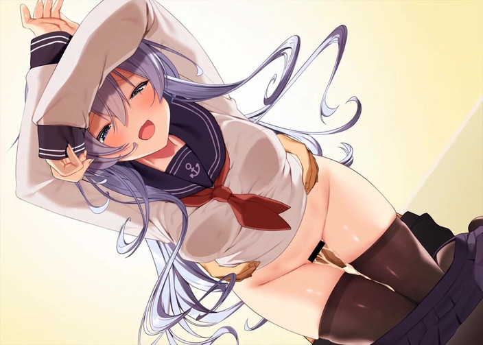 Velvixian_2D: Hibiki从后面