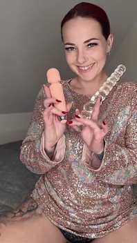 Slammed Into the New Year! but Not with Firecrackers, but with Double Penetration for My Wet Pussy!!
