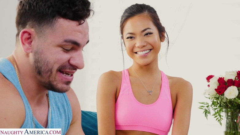 Naughty America: Vina Sky Rides Her Stepbrother's Huge Cock