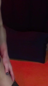 Siyah çoraplı seksi azdırma