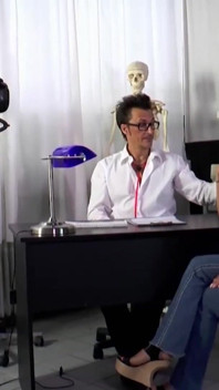 Sexy MILF pounded real hard by doctor