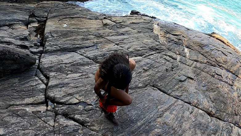 Paty butt: Desi Indian on Nude Beach Live Sex with Paty Bumbum