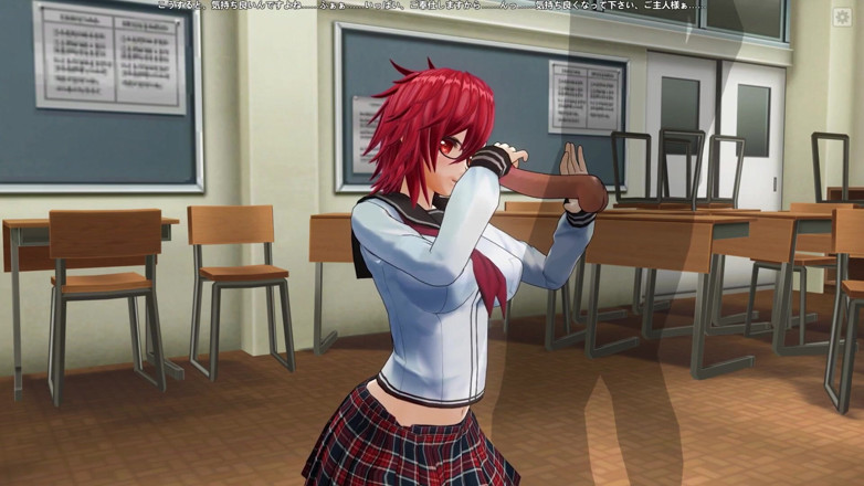 H3DC: 3d hentai girl with red hair jerks off your cock